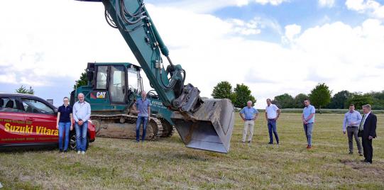 Baggerbiss Autohaus Müller